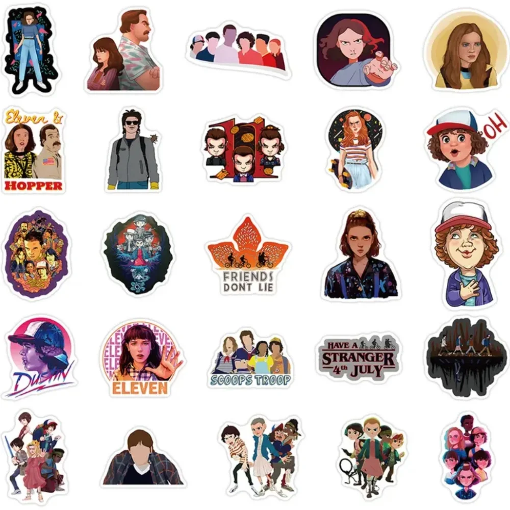 52 Stranger Things Stickers - Picture 3 of 6